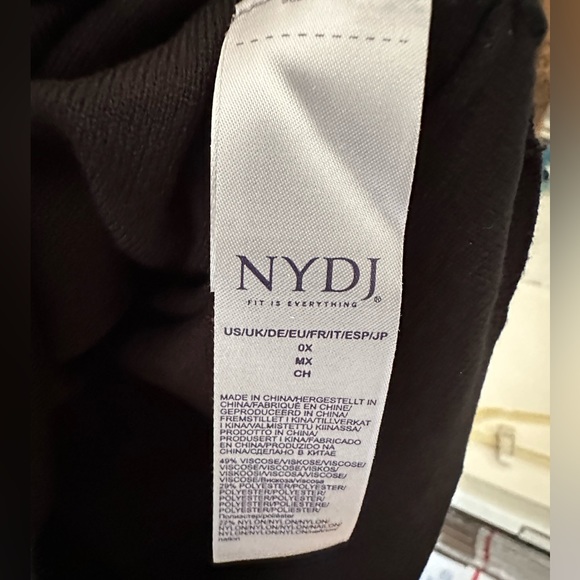 NWT NYDJ V-Neck Black Dolman-Sleeve Sweater Sz 0X - Picture 11 of 15